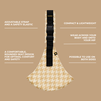 Preview: Toddler Carrier Sand Houndstooth